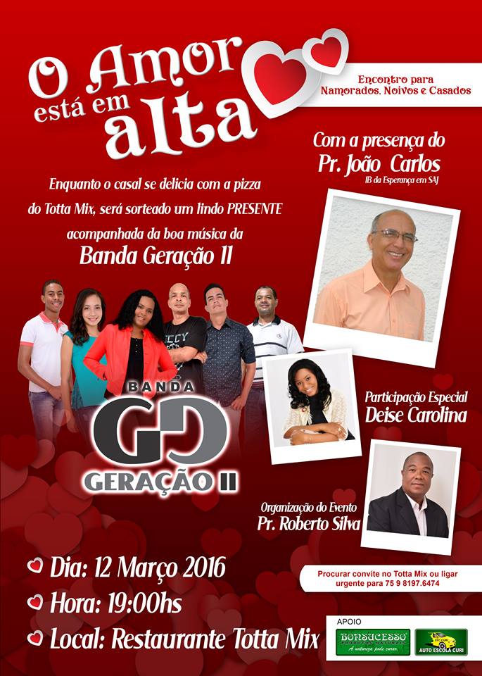 Photo of Evento: “O Amor está em Alta” Sábado, 12 de março no TottaMix