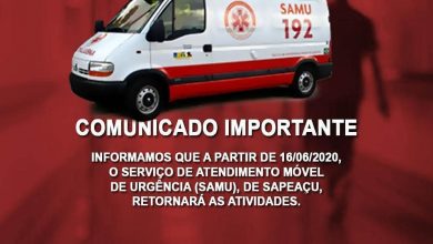 Photo of SAMU volta a funcionar em Sapeaçu