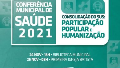 Photo of Conferência Municipal de Saúde acontece dias 24 e 25 de novembro