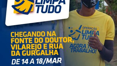 Photo of Operação Limpa Tudo chega à Fonte do Doutor, Vilarejo e Rua da Gurgalha a partir de segunda (14)