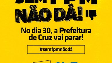 Photo of Sem FPM não dá: Prefeitura de Cruz das Almas adere a paralisação dos municípios dia 30