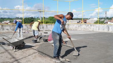 Photo of Prefeitura avança na obra de reconstrução da Praça na Rua Rio Branco