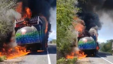 Photo of Maior trio elétrico do Carnaval de Salvador pega fogo durante viagem