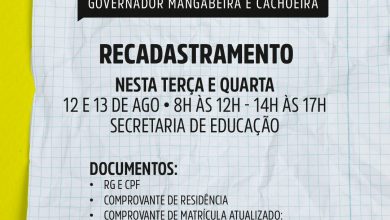Photo of Recadastramento para transporte universitário intermunicipal gratuito inicia nesta terça-feira (12)