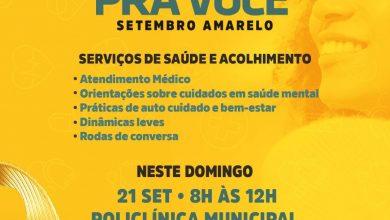 Photo of +Saúde Mental Pra Você: feira de saúde do Setembro Amarelo terá atendimento médico e serviços de acolhimento neste domingo (21)