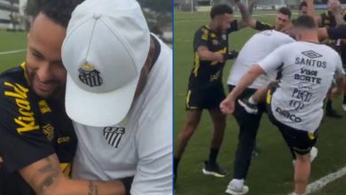 Photo of Neymar ‘se vinga’ de segurança que acertou bolada sem querer em Mavie e divide opiniões na internet