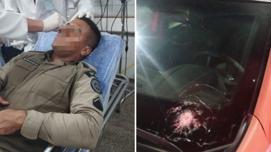 Photo of Policial militar é atingido na cabeça após tiro furar blindagem de viatura em Salvador