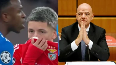 Photo of Presidente da Fifa cobra providências após Vini Jr. denunciar novo caso de racismo em campo