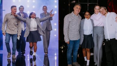 Photo of Milena fica constrangida após pergunta de Luciano Huck sobre a irmã: ‘Ela está fugindo do ICE?’