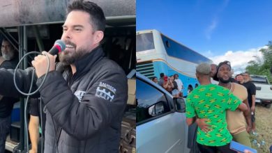 Photo of Cantor baiano viraliza ao fazer show improvisado em engarrafamento na BR-324