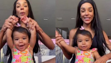 Photo of Brunna Gonçalves grava vídeo dançando com filha e web se derrete
