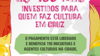 Photo of Prefeitura de Cruz realiza pagamento de R$ 496 mil para artistas e fazedores de cultura com recursos da PNAB