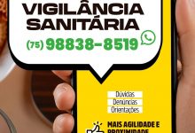 Photo of Vigilância Sanitária de Cruz das Almas lança canal de atendimento via WhatsApp