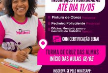 Photo of Cursos do Conexão Mulher têm inscrições prorrogadas e nova data de início
