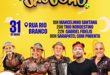 Photo of Confira as atrações do Esperando o São João; festa acontece dia 31 na Rua Rio Branco