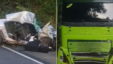 Photo of Três pessoas morrem após grave acidente entre carro e caminhão no interior da Bahia