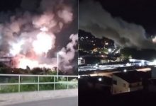 Photo of Incêndio em casa de fogos provoca explosões e assusta moradores em Simões Filho