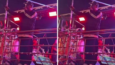 Photo of Márcio Victor se irrita em show após homem jogar gelo no trio: ‘Mete no seu c*’