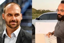 Photo of Eduardo Bolsonaro apoia Leandro de Jesus após fiscalização na BA-649: “Fiscalize mesmo”