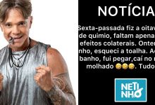 Photo of Netinho sofre acidente doméstico durante tratamento de novo câncer