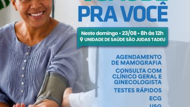 Photo of Prefeitura leva Projeto Mais Saúde Pra Você ao bairro São Judas Tadeu neste domingo (23), com consultas, exames e atendimentos