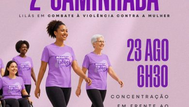 Photo of 2ª Caminhada Lilás mobiliza Cruz das Almas pelo enfrentamento à violência contra a mulher neste domingo (23)