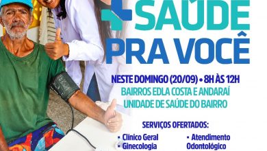 Photo of Projeto Mais Saúde Pra Você leva consultas, exames e atendimentos aos bairros Edla Costa e Andaraí neste domingo (20)