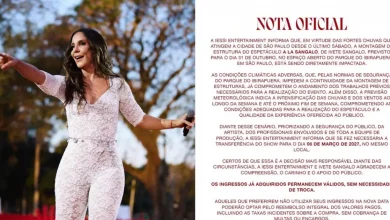 Photo of Ivete Sangalo adia show após fortes chuvas em São Paulo
