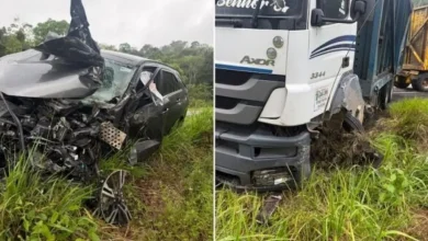 Photo of Vice-prefeito de Itagibá fica ferido após colisão com carreta na BR-101