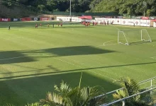 Photo of Com treino aberto à imprensa, Vitória segue preparação para enfrentar o Corinthians